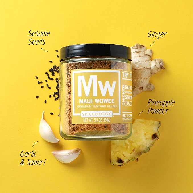 Spiceology – Sweet &amp Savory Seasoning Bundle – Korean BBQ &amp Maui Wowee Teriyaki Blends – Asian-Inspired Rubs for Pork Chicken Pineapple Ribs &amp More – Bold Sweet Umami Flavor