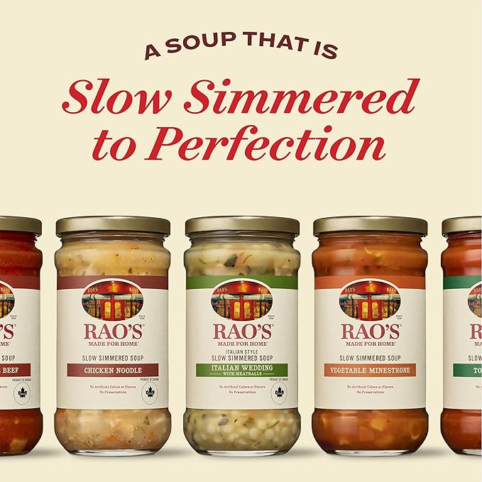 Rao's Homemade | Chicken Gnocchi Soup | 16oz | Pack of 6