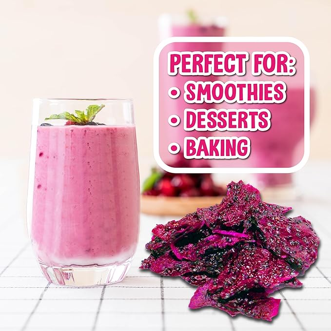 The Daily Good Soft-Dried Dragon Fruit Slices | All Natural Superfood Snacks for Adults &amp Kids | Healthy Soft and Chewy | No Sugar Added or Preservatives Gluten Free Vegan (1.41 oz Pack of 3)