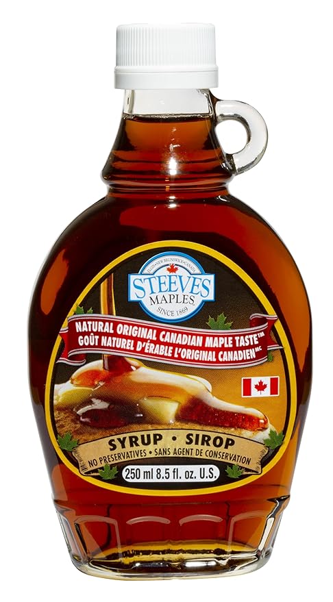 Natural Original Canadian Maple Taste Syrup (Pack of 6)
