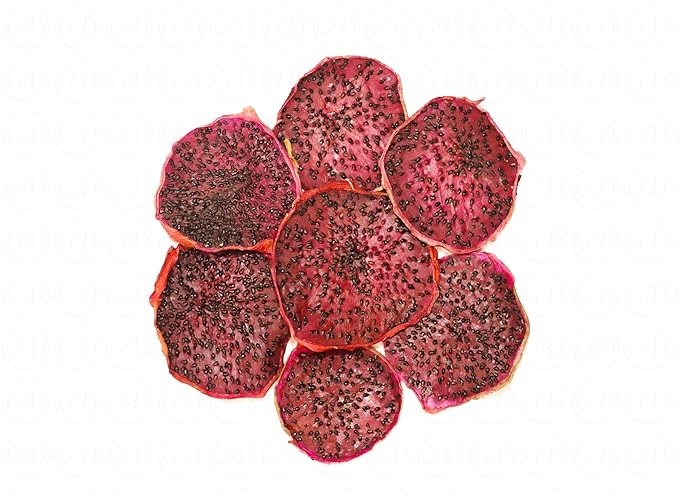 Garnishes &amp Dreams Dehydrated &amp Dried Purple Dragon Fruit (5.5oz) – Natural Exotic Tropical Fruit Chips for Cocktails Mixology Baking &amp Desserts No Sugar Added Edible Dried Fruit Garni