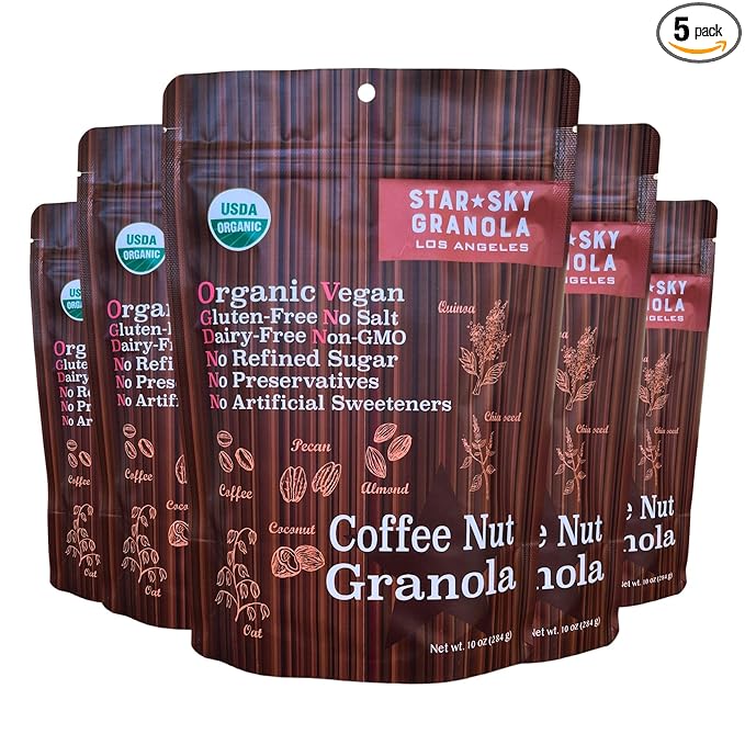 Star Sky Granola Pack of 5 (COFFEE NUT GRANOLA)