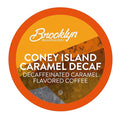 Brooklyn Beans Coffee Pods Coney Island Caramel Decaf - Compatible with Keurig K Cup Brewers Including 2.0 Machines 40 Count Creamy Caramel Flavor