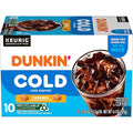 Dunkin' Cold Caramel Flavored Coffee 10 Keurig K-Cup Pods