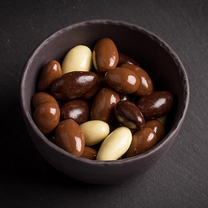 Yupik Milk Chocolate Covered Almonds 2.2 lb (35.2 oz) Kosher Whole Nuts Almonds Dipped in Fine Milk Chocolate Crunchy &amp Smooth Chocolate Candy Classic Sweet Snacks