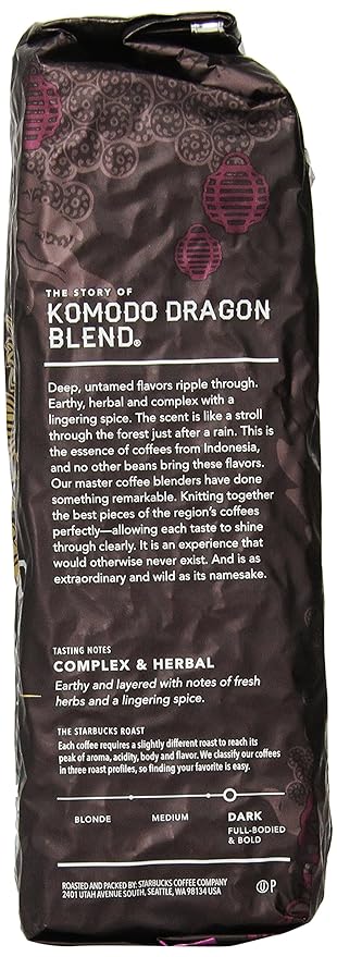 Starbucks Komodo Dragon Blend® Whole Bean Coffee (1lb)