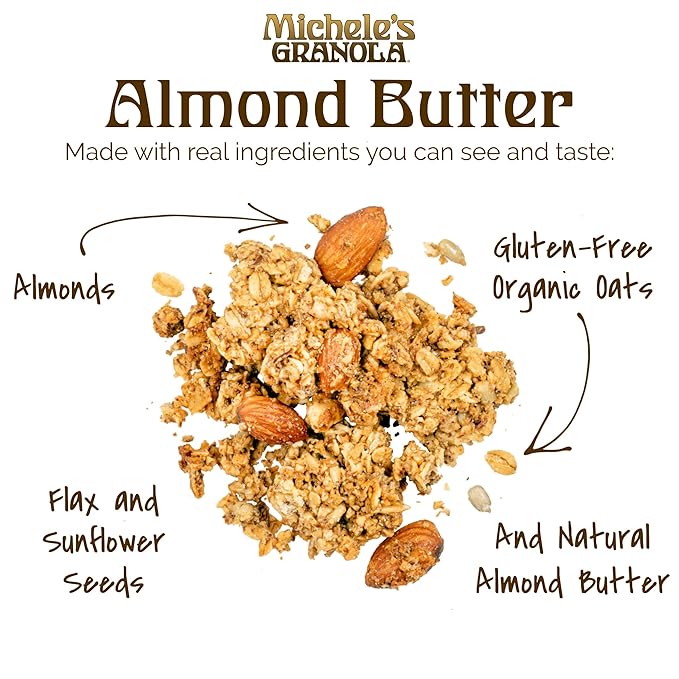 Michele's Granola Original and Almond Butter Gluten-Free &amp Non-GMO 5lb Bulk Bag Pack of 2
