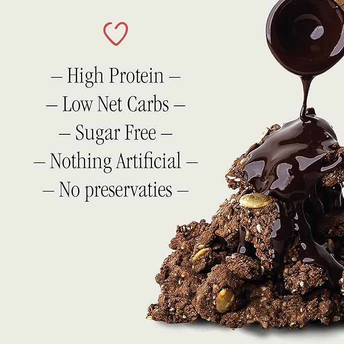 Julian Bakery® ProGranola® Cereal | Chocolate | 10g Protein | 11g Fiber | Paleo | 2 Net Carbs | Gluten-Free | Grain-Free | High Protein &amp High Fiber | 9oz (3 PACK)
