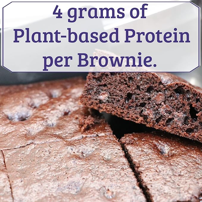 PB2 Pantry Bundle of Chocolate Chip Brownie &amp Chocolate Chip Cookie Mix | Certified Vegan Gluten-Free Non-GMO 4g Plant Protein per Serving 16oz Jars [Pack Of 2]