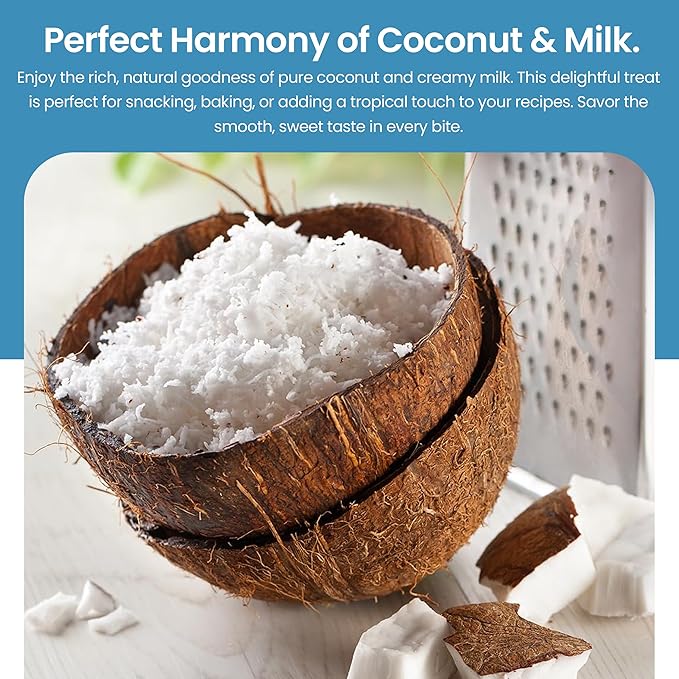 La Bayamesa || Coco Blanco || 3lb || (Coconut &amp Milk Candy Snack) coconut yogurt || coconut cookies || (pack 24)