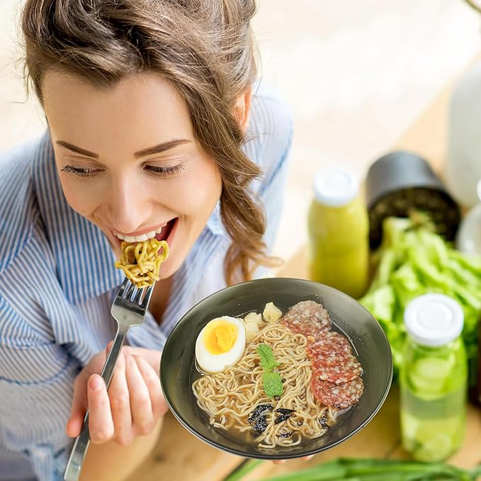 Hethstia Chicken Konjac Pho &amp Spicy Curry High Protein Ramen Cup – Vegan Shirataki Noodle Soup + 32g Plant Protein – 6 Chicken Pho Cups + 6 Curry Ramen Cups