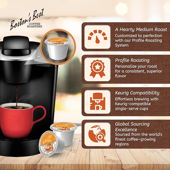 Boston's Best Salted Caramel - Single Serve K-Cup Coffee 80 Count