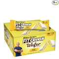 FITCRUNCH Wafer Protein Bars Designed by Robert Irvine 16g of Protein &amp 1g of Sugar (9 Bars Lemon Cream)