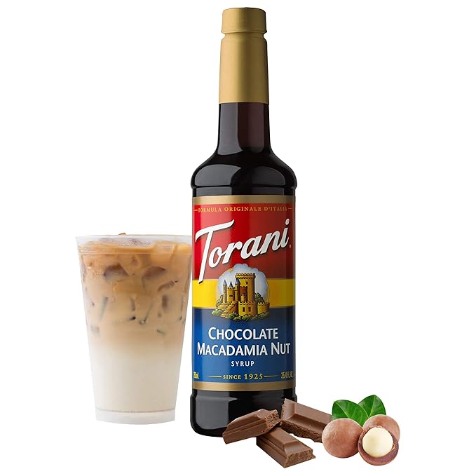 Torani Syrup Chocolate Macadamia Nut 25.4 Ounces (Pack of 4)