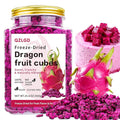 QZLGD Freeze-Dried Dragon Fruit 19.40Z/550g Freeze-Dried Fruit Dragon Frui-t Snacks No Sugar Added for Drink Baking Breakfast Cereal