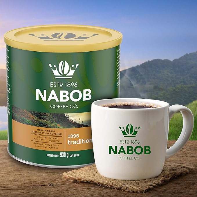 Nabob Traditional Fine Grind Coffee (930g / 2lbs) Made in Canada