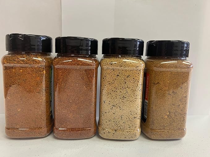 Blackstone Tequila Lime Sweet Maple Pineapple Sriracha Crazy Cajun Seasoning - Griddle Premium BBQ Barbecue Rub 4 Pk Choice Bundle (30.2 oz) + BBQ Guide &amp Opener (6 Items)!
