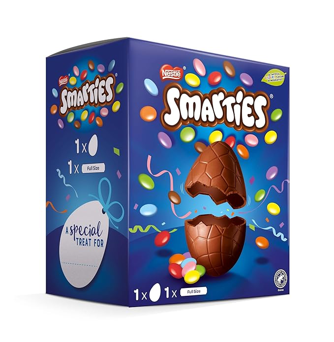 Smarties Milk Chocolate Large Easter Egg 188g