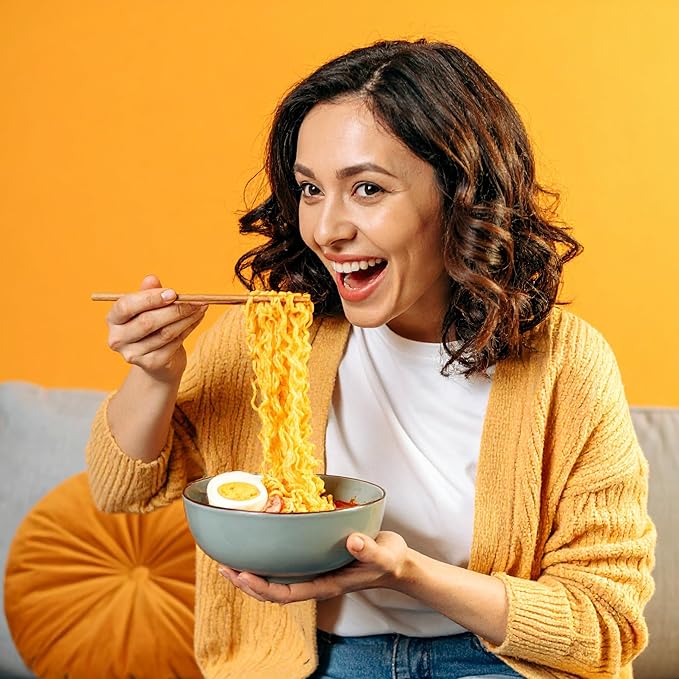 Singaporean Spicy Laksa Noodles (Pack of 40) — Creamy Coconut &amp Spicy Chili Instant Noodles — Mi Sedaap Halal Certified