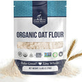 Great River Milling Organic Oat Flour | Gluten Free Whole Grain Flour | Non-GMO Kosher Vegan Certified | Naturally Sweet Flavor for Pancakes Muffins Cookies &amp Baking Blends | 5 Lb
