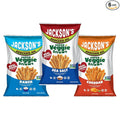 Jackson’s Super Veggie Straws Variety Pack (6.5 oz Pack of 6) – Ranch Cheddar Sea Salt – Gluten Free Made with Premium Avocado Oil Veggie Chips Snack Variety Pack Veggie Straws Individual Bags