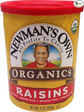 Newman's Own Organics Organic California Raisins 15-Ounce Cans (Pack of 6)