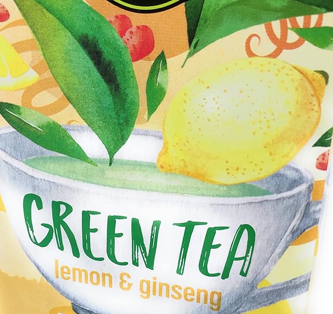 Lemon and Ginseng Green Tea 4 Packs Each 20 Bags