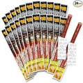 Country Meats Meat Sticks 0 Trans Fat USDA Certified Good Source of Protein Carb Conscious Snack (24 Meat Sticks Ghost Fire)
