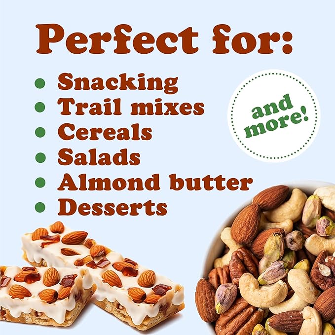 Food to Live Organic Dry Roasted Almonds 2 Pounds – Non-GMO Unsalted Vegan Keto Paleo Kosher Bulk High in Protein Dietary Fiber Vitamin E Copper Manganese Magnesium and Riboflavin.