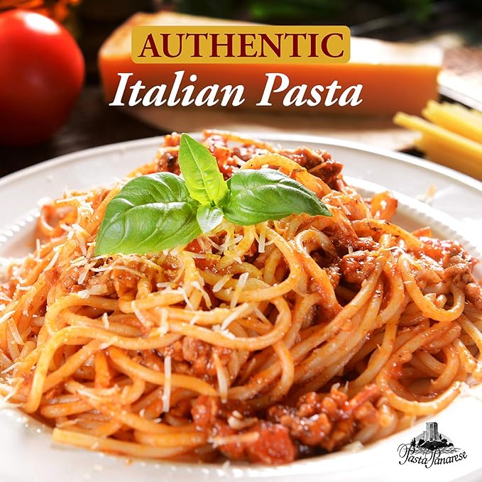 Pasta Panarese Pici Pasta from Italy - Organic Wheat Pasta Made in Italy 500g / 17.63oz (2 pack)