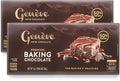 Geneve Swiss Dark Baking Chocolate - 50% Cacao | Vegan | 7oz Bar (2 Pack) | Rich &amp Smooth Swiss Dairy Free Dark Chocolate | All Natural | Certified Kosher (including Passover)