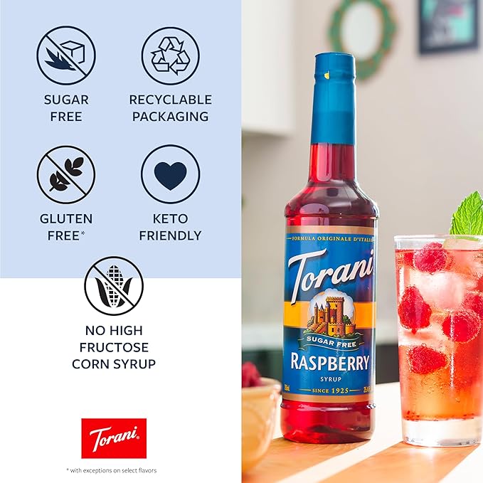 Torani Hazelnut Syrup Sugar Free 12.7 Fluid Ounces (Pack Of 4)