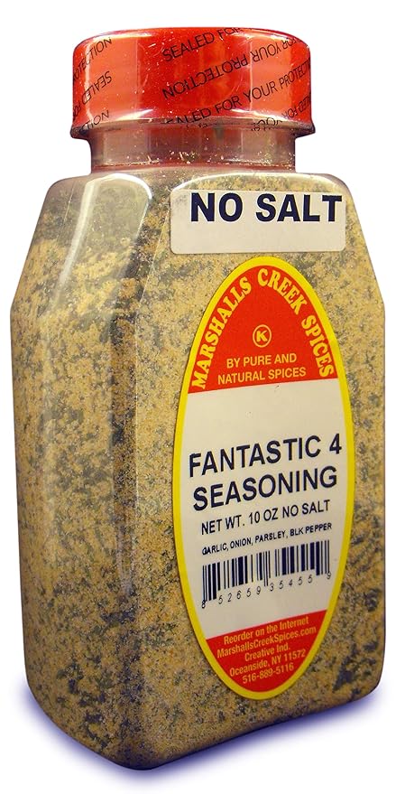 Marshalls Creek Spices (3 PACK) FANTASTIC 4 SEASONING NO SALT