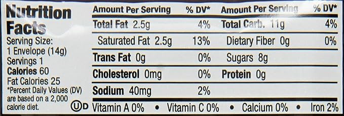 (24 Pack) Caffe D'Vita English Toffee Cappuccino Mix - Instant Cappuccino Mix Gluten Free No Cholesterol No Hydrogenated Oils 99% Caffeine Free Flavored Instant Coffee - 0.5 Oz Packets