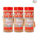 GRUB RUB BBQ Seasonings and Rubs Bold Flavor for any cut Steak Seasoning BBQ Blend Tenderizes Naturally Seasonings and Spices for Cooking enhances Texture and Taste - 3 Pack | 13 oz each