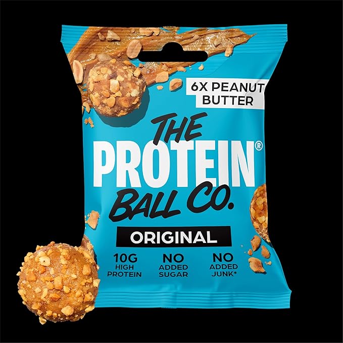 THE PROTEIN BALL - PEANUT BUTTER HIGH PROTEIN 45G x10