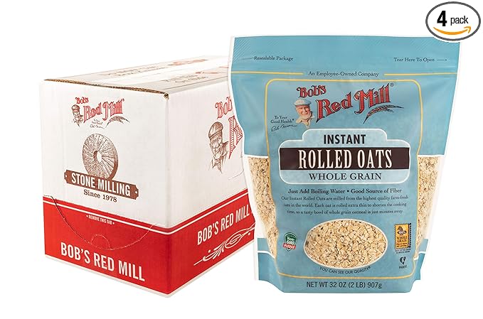 Bob's Red Mill Instant Rolled Oats 32-ounce (Pack of 4)