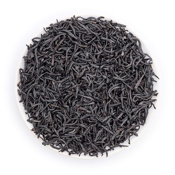 Oriarm Lapsang Souchong Unsmoked Black Tea from Wuyi Mountain- Chinese Loose Leaf Tea Zheng Shan Xiao Zhong without Smoke - 450g Ziplock Resealable Bag