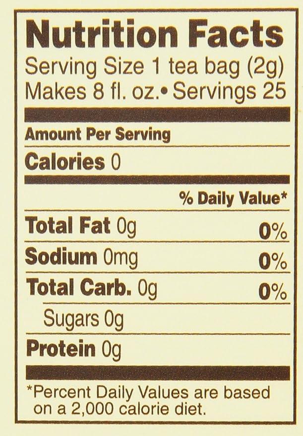 Celestial Seasonings Herbal Tea Lemon Zinger 25 Count (Pack of 6)