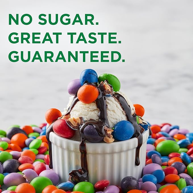 Russell Stover Sugar Free Chocolate Candy Coated Peanut Gems 7.5 Ounce Bag (Pack of 5)