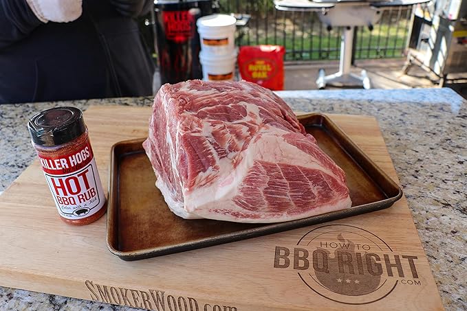 Killer Hogs HOT BBQ Rub | Championship Grill Seasoning for Beef Steak Burgers Pork and Chicken | 19.8 oz