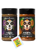 Mexican Traditional Seasoning Mix Asadero-Style Spice Blend for Chicken Beef Pork and Vegetables with Bonus Slap Ya Mama Seasoning Packet (7.3 oz Taco/Fajita)