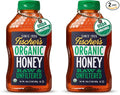 Fischer's 100% Organic Honey USDA Certified – Pure Raw &amp Unfiltered Honey – All-Natural Sweetener – Rich Flavor Profile Packed with Nutrients 24 Oz (Pack of 2)