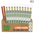 Chimichurri Turkey Sogo Snacks No Sugar Low Carb Free-Range from a 3rd Generation Independent Family Farm. Gluten Free Hiking Snacks. Keto Whole Paleo Friendly (Chimichurri Turkey 144 Count)