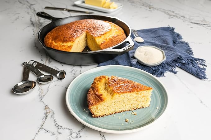 Lodge Cast Iron Skillet Cornbread - Pair with Cast Iron Skillet Wedge Pan Cornstick Pan or Muffin Pan Quality Ingredients (8 Pack) - Sweet Spot
