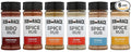 Rib Rack Dry Spice Rub Variety Pack 6 Count - Meat Seasoning for BBQ Grill Smoker - All Natural Ingredients