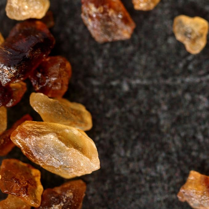 The Sugar Lab Belgian Brown Rock Sugar – 5 Pounds - All Natural Non GMO REAL Beet Sugar Rock Candy - Teavana Style Coffee Tea Sugar - Perfect Sugar Cube Replacement - Natural Amber Rock Sugar