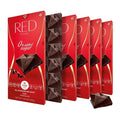 RED Delight®™ Dark Chocolate Full Size Bars (3.53 Ounces Each) (5 Pack -Full Size (3.53 Ounce) Bars)