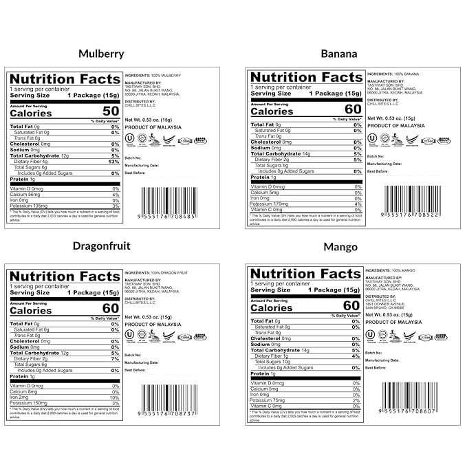 ALOR 100% Natural Dried Mixed Fruit – Unsweetened No Sugar Added Pure Fruit Snack Medley – Crunchy Light Crispy &amp Gluten-Free – Healthy Freeze-Dried Fruit Mix (15 Grams x 8 Packs - Assorted P