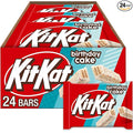 KIT KAT Birthday Cake Flavored Creme with Sprinkles Bulk Individually Wrapped Wafer Candy Bars 1.5 oz (24 Count)